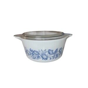 Pyrex Vintage Colonial Mist Casserole 474B